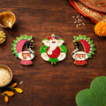 Ganesh Shubh Labh Door Hanging Set – Acrylic Meenakari Decor