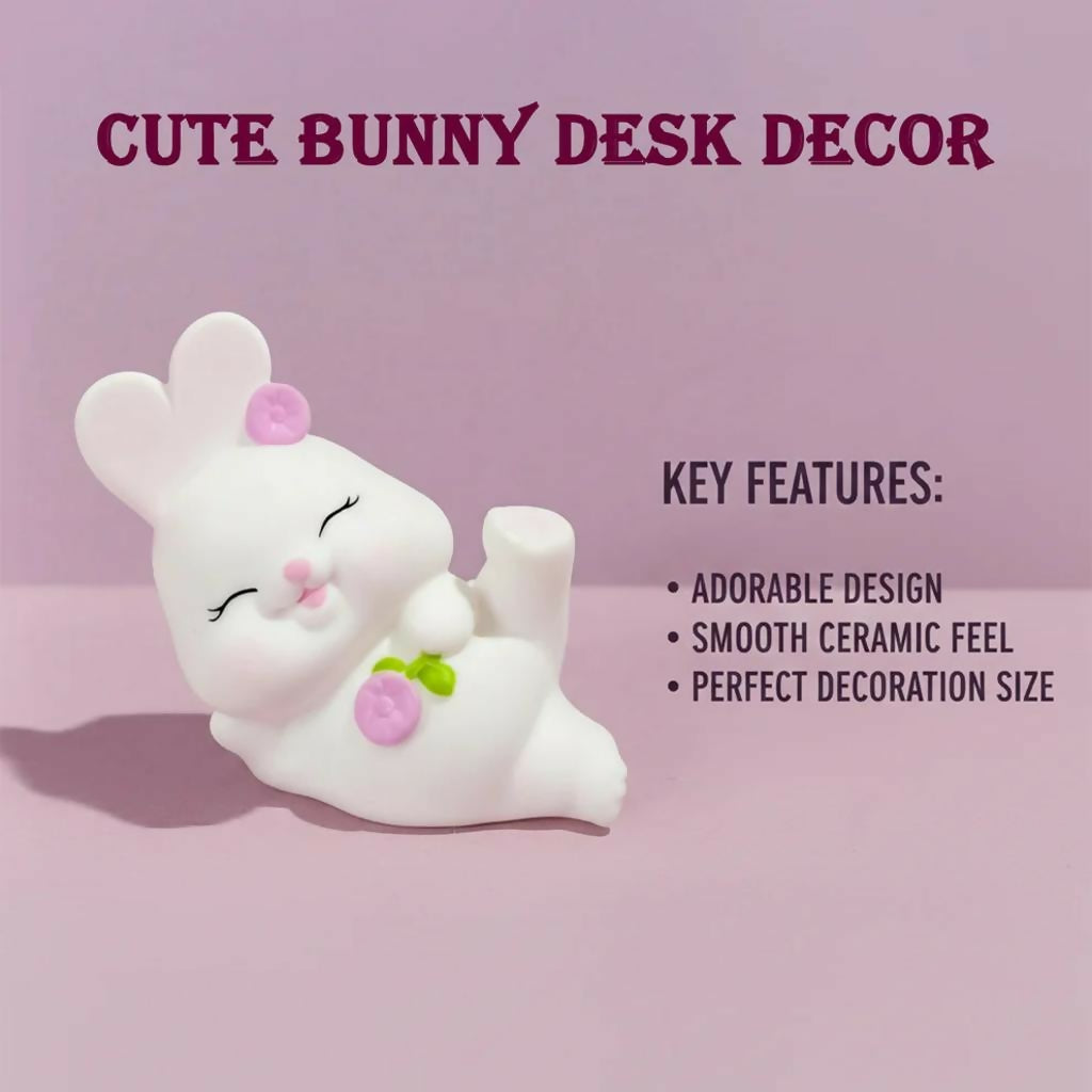 Side view of Bunny LED night lamp showing gentle light