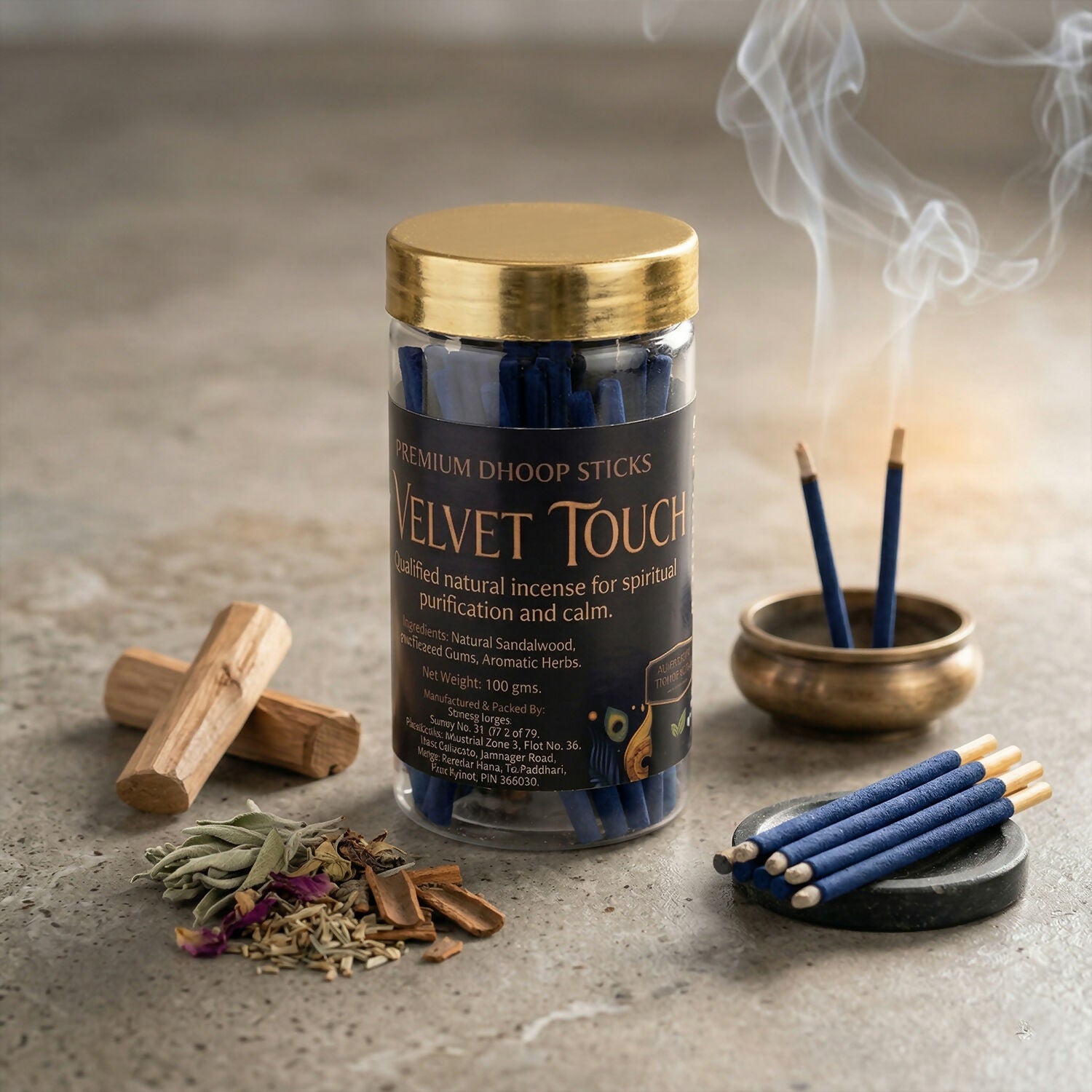 Bundle of Velvet Touch Dhoop Sticks for pooja