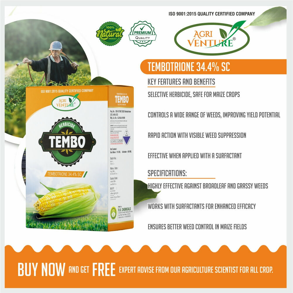 AgriVenture TEMBO ( Tembotrione 34.4% SC ) (230Ml)