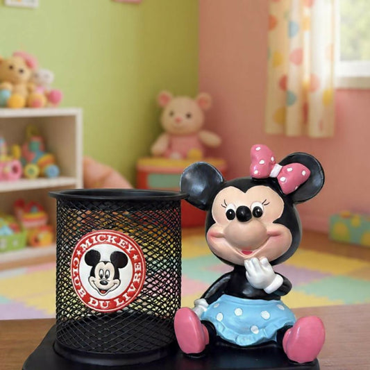 Superhero Style Pen Holder with Cartoon Figure Desk Organizer (Design may vary)