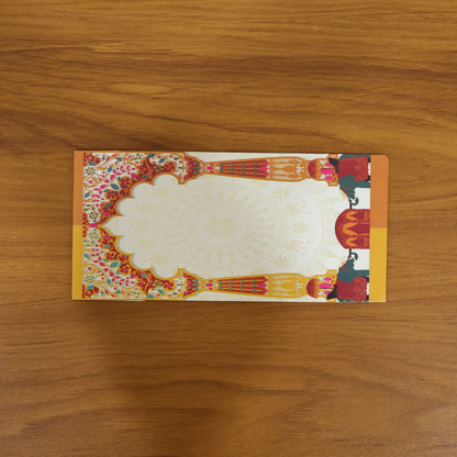 Traditional Wedding Shagun Money Envelope Elephant Design Pack of 10 Pieces