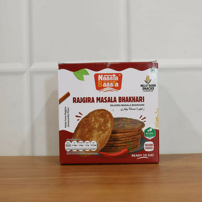 Naasta Baatsa Rajgira Masala Bhakhari – Premium Millet Based Ready to Eat Crispy Indian Snack (200 Gm)