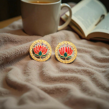 Bold R Gold-Tone Black Crystal & Pearl Choker Set