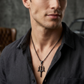 Spiritual Trishul Pendant Necklace – Sacred Power & Style for Men