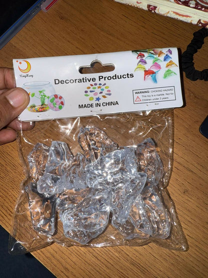 Clear Acrylic Ice Cube Replicas – Realistic Fake Ice Cubes Photography, Display &