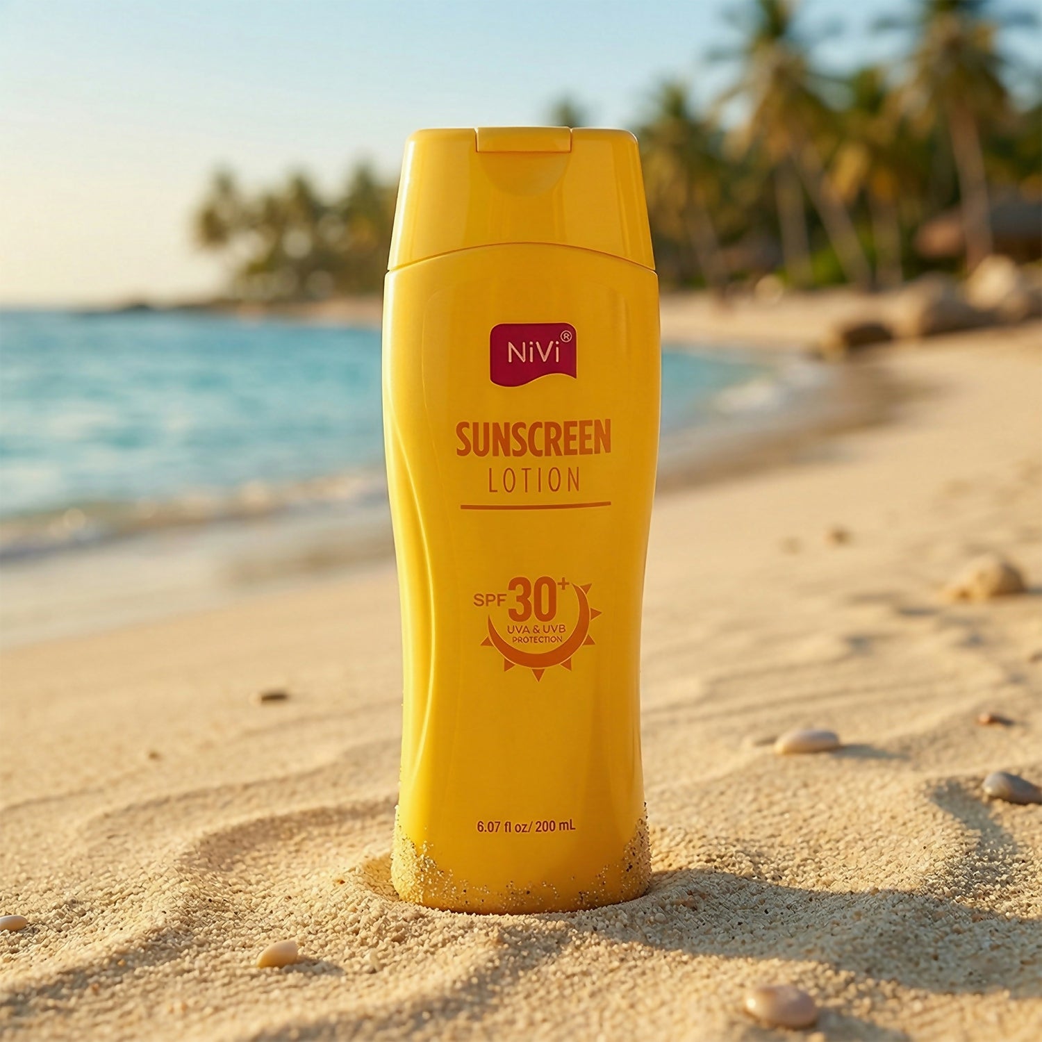 Nivi Sunscreen Lotion SPF 30 UVA UVB Protection Daily Skin Care (200 Ml)