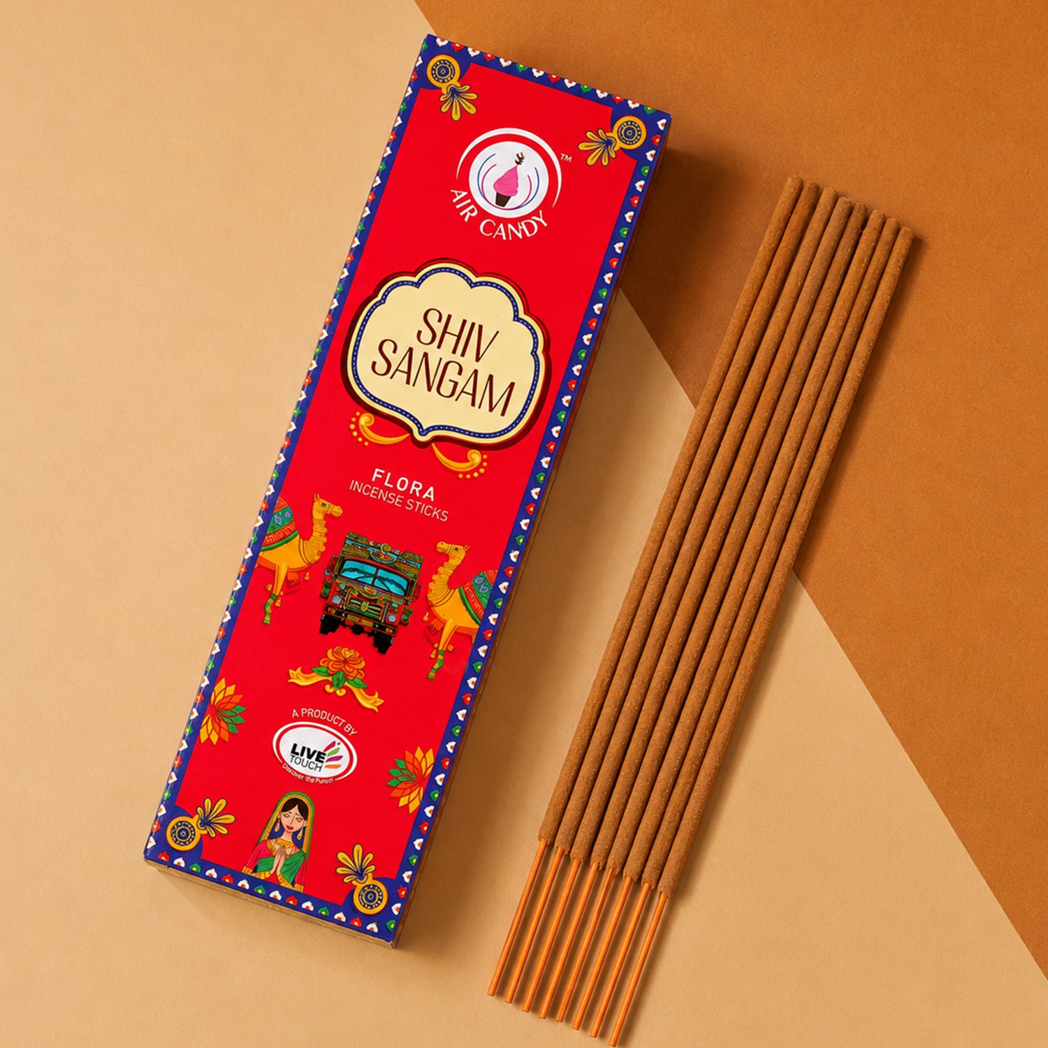 Shiv Sangam Flora Incense Sticks with Divine Fragrance and Long Lasting Aroma