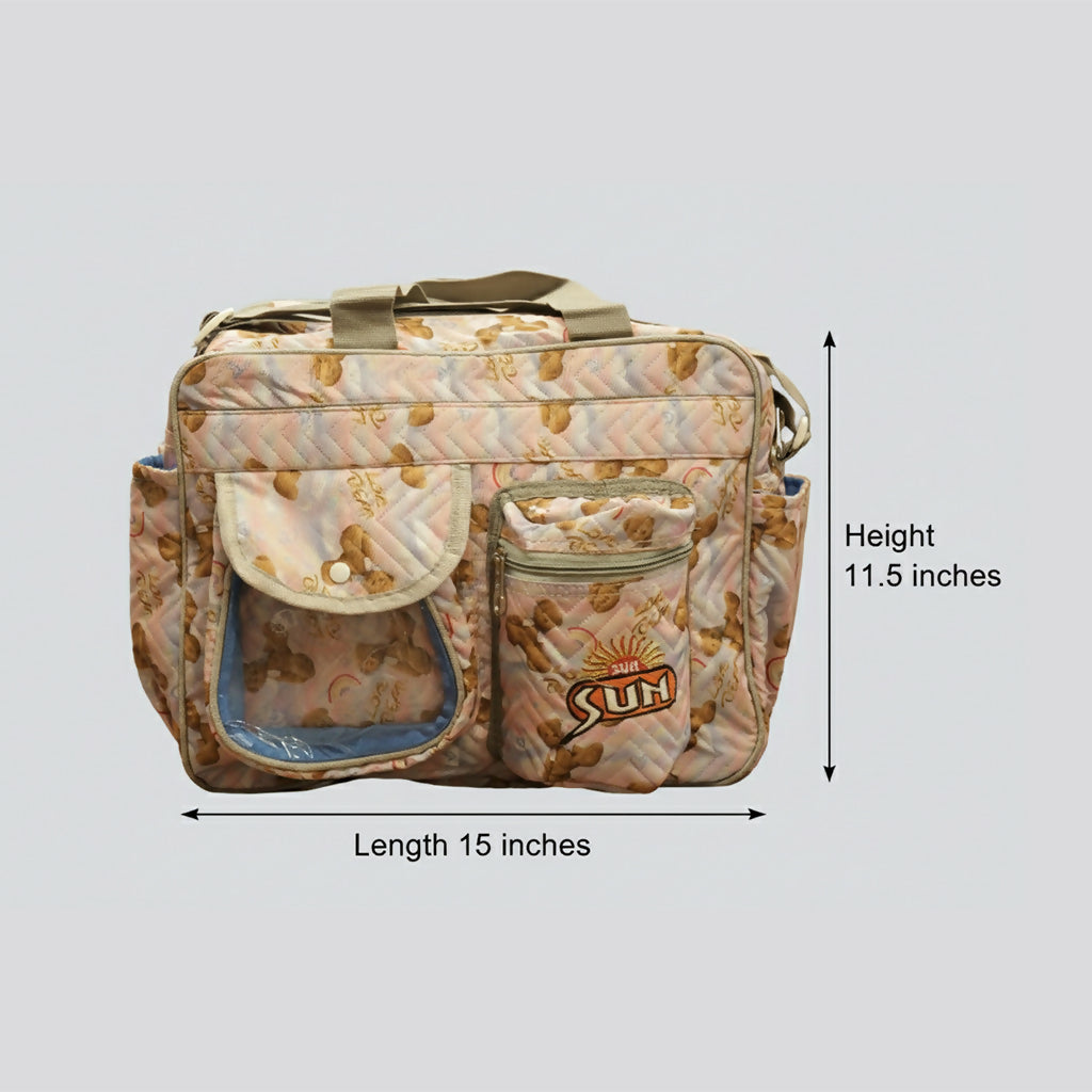 Mother Bag Diaper Bag One Shoulder Baby Bag Women Travel Handbag for Baby Nursing Mummy Maternity Printed Nappy Bag (Multicolor)