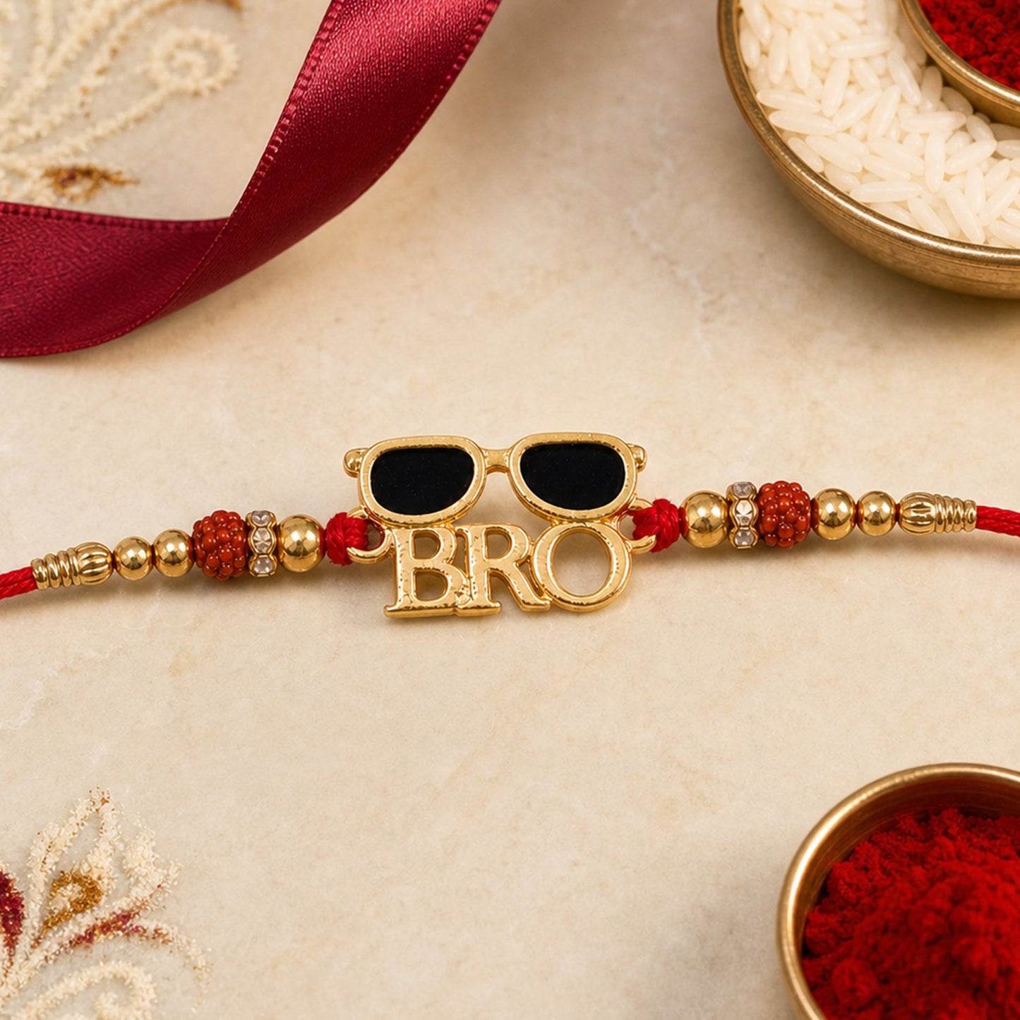 Rakhi for Brother Stylish & Traditional Sibling Gift (10pcs)