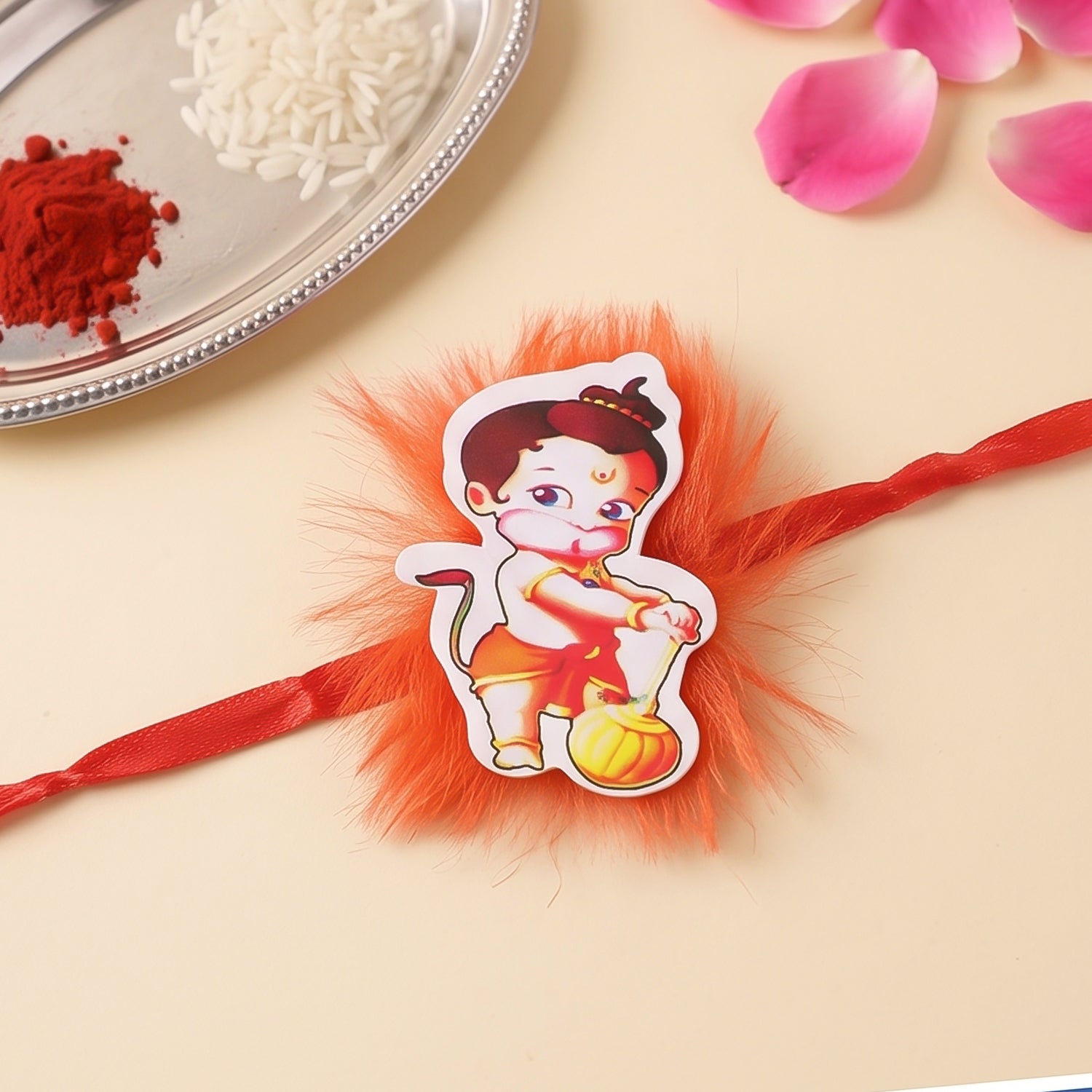 Bal Hanuman Kids Rakhi with Assorted Chocolate Treats, Pack of 3