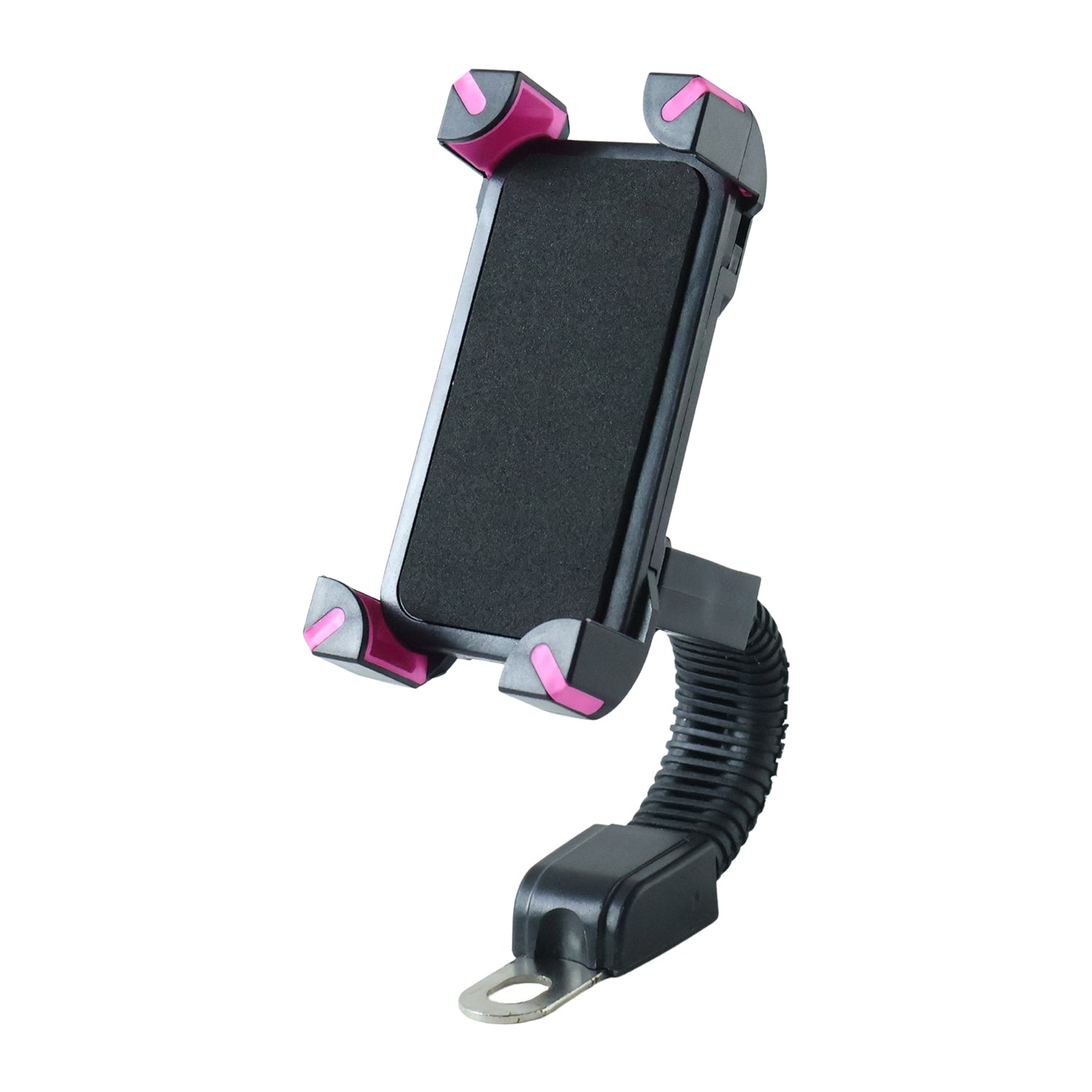 Plastic Bicycle Phone Holder Bike Mirror Mount with Flexible Arm (1 Pc)