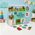 Skill Building Velcro Book for Kids 4+ – Engages & Educates Early Learners