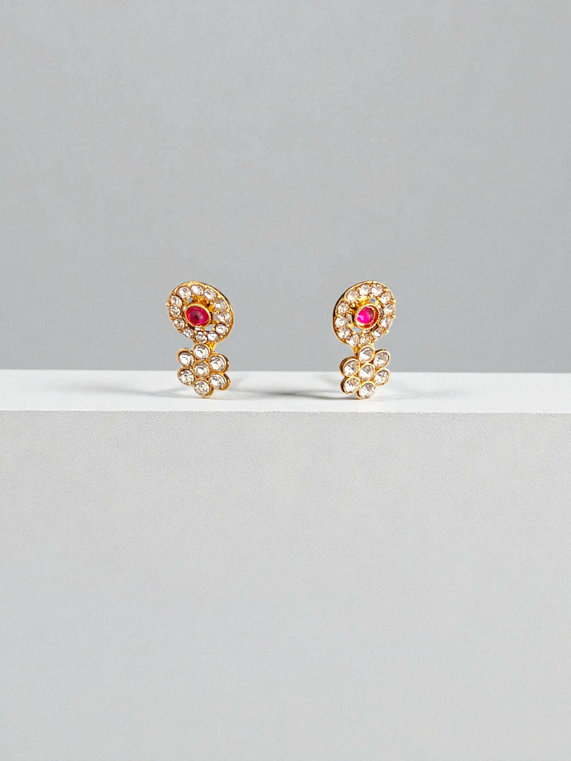 Traditional Kundan & Pearl Peacock Choker Necklace Set