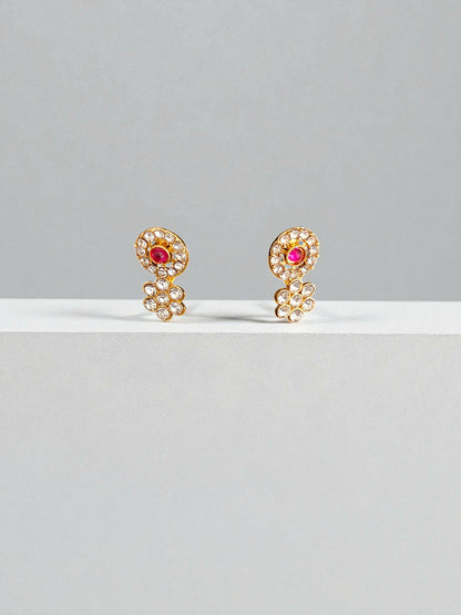 Traditional Kundan & Pearl Peacock Choker Necklace Set