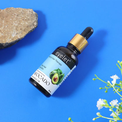 Eyelet Avocado Essential Oil for Soft Skin & Shiny, Conditioned Hair – 30ML