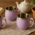 Double Wall Stainless Steel Mug Set – Insulated 6-Pc 200ml