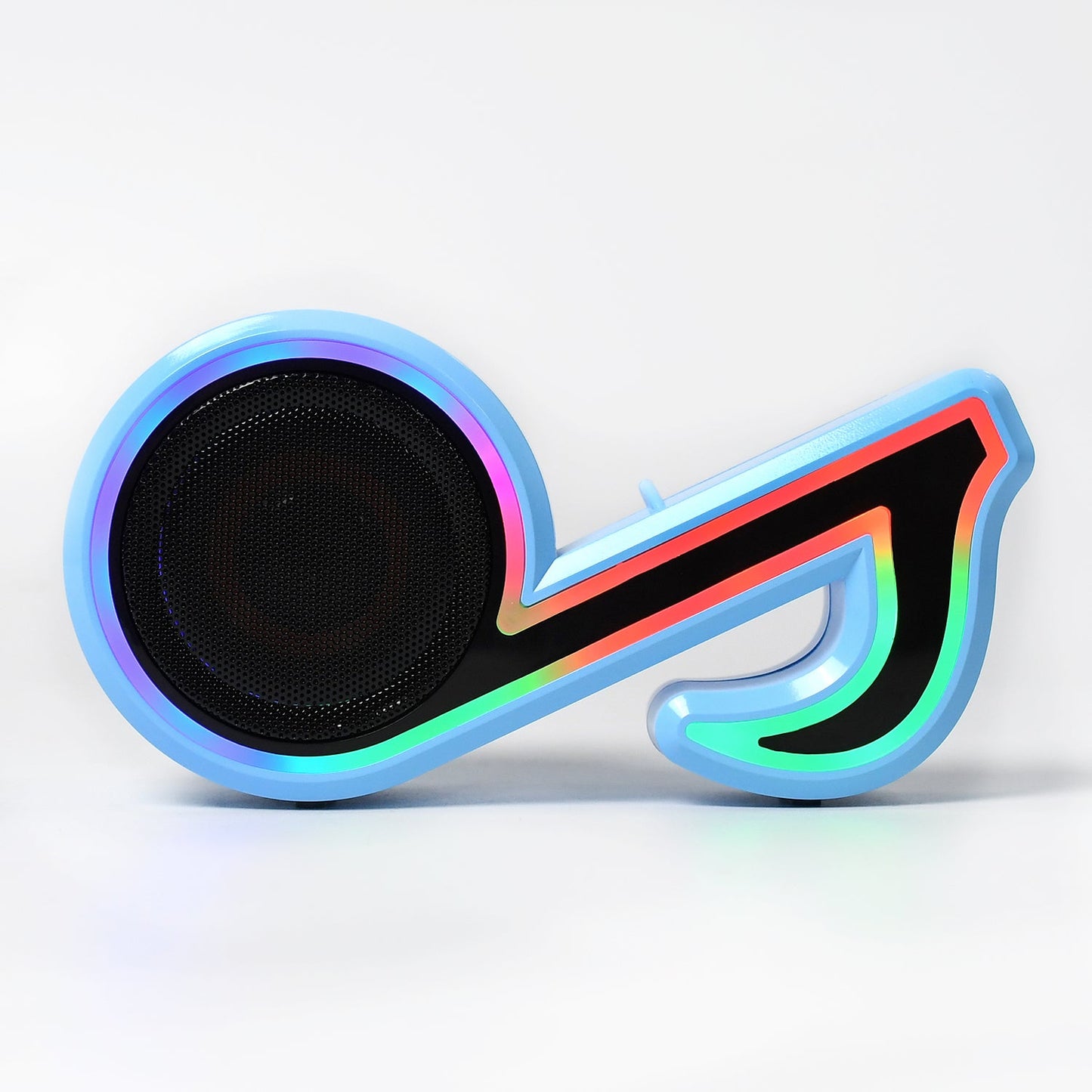 Mini Portable Music Note Shape Speaker Subwoofer Colorful Musical Note LED Lighting Sound For Creatives Gift Computer Phone Sound Equipment Bluetooth speaker (Media Player)