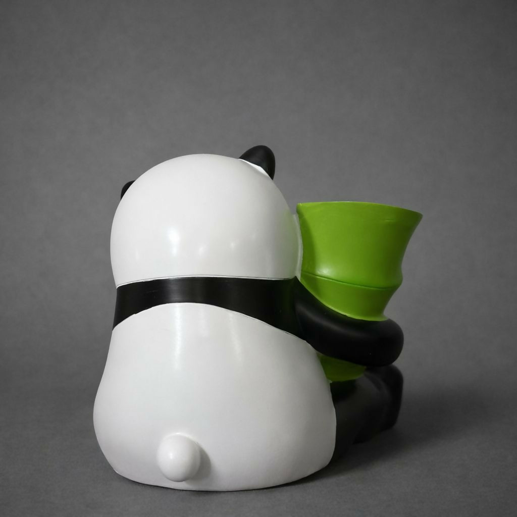 Panda Pen Holder with Bamboo Design Cute Desk Organizer for Kids & Study Table