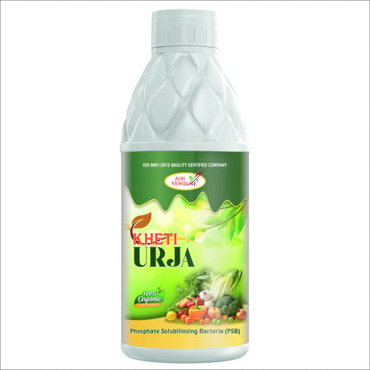 AgriVenture KHETI URJA ( PSB Phosphate Solubilizing Bacteria ) Bactericide Organic Product BIO FIRTILIZERS (1Ltr)