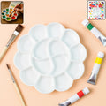 Color Mixing Palette – Spacious Flower-Shaped Paint Palette for Artists