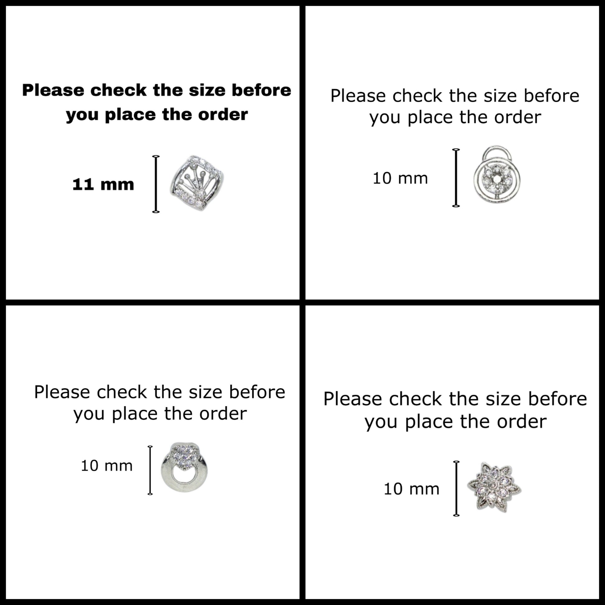 Round halo silver tone stud earrings featuring central cubic zirconia cluster