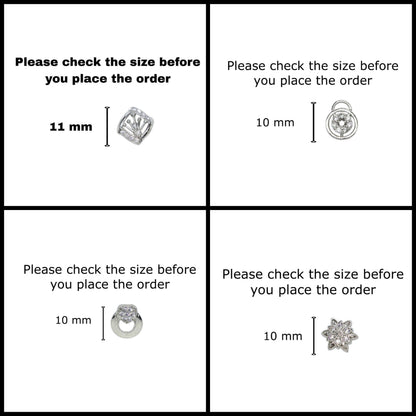 Round halo silver tone stud earrings featuring central cubic zirconia cluster