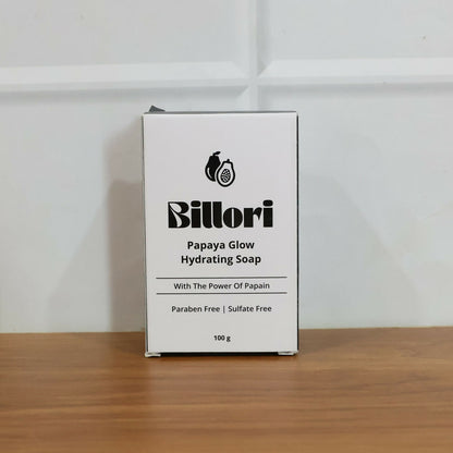 Papaya Glow Hydrating Soap, Papain Enzyme & Papaya Extract (100 g)