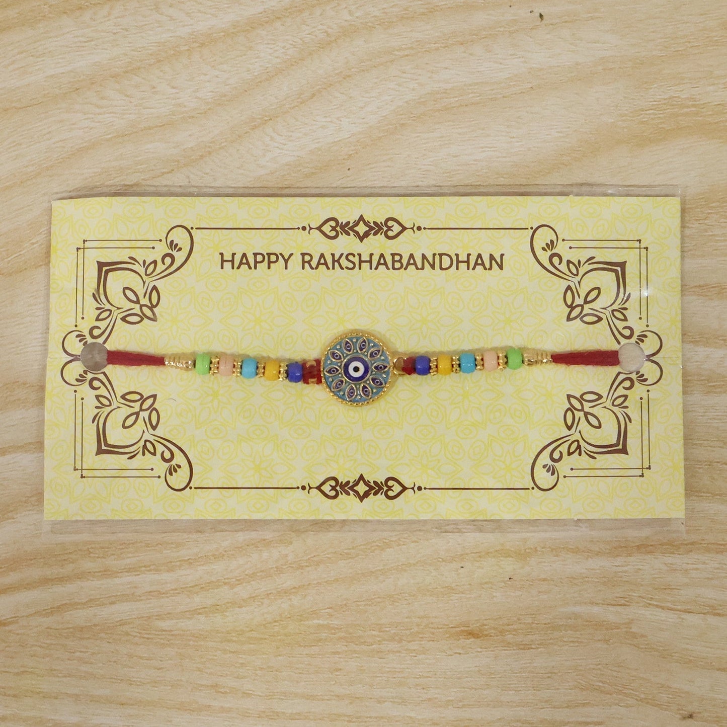 Evil Eye Mandala Rakhi Symbol of Love and Protection (10pcs)