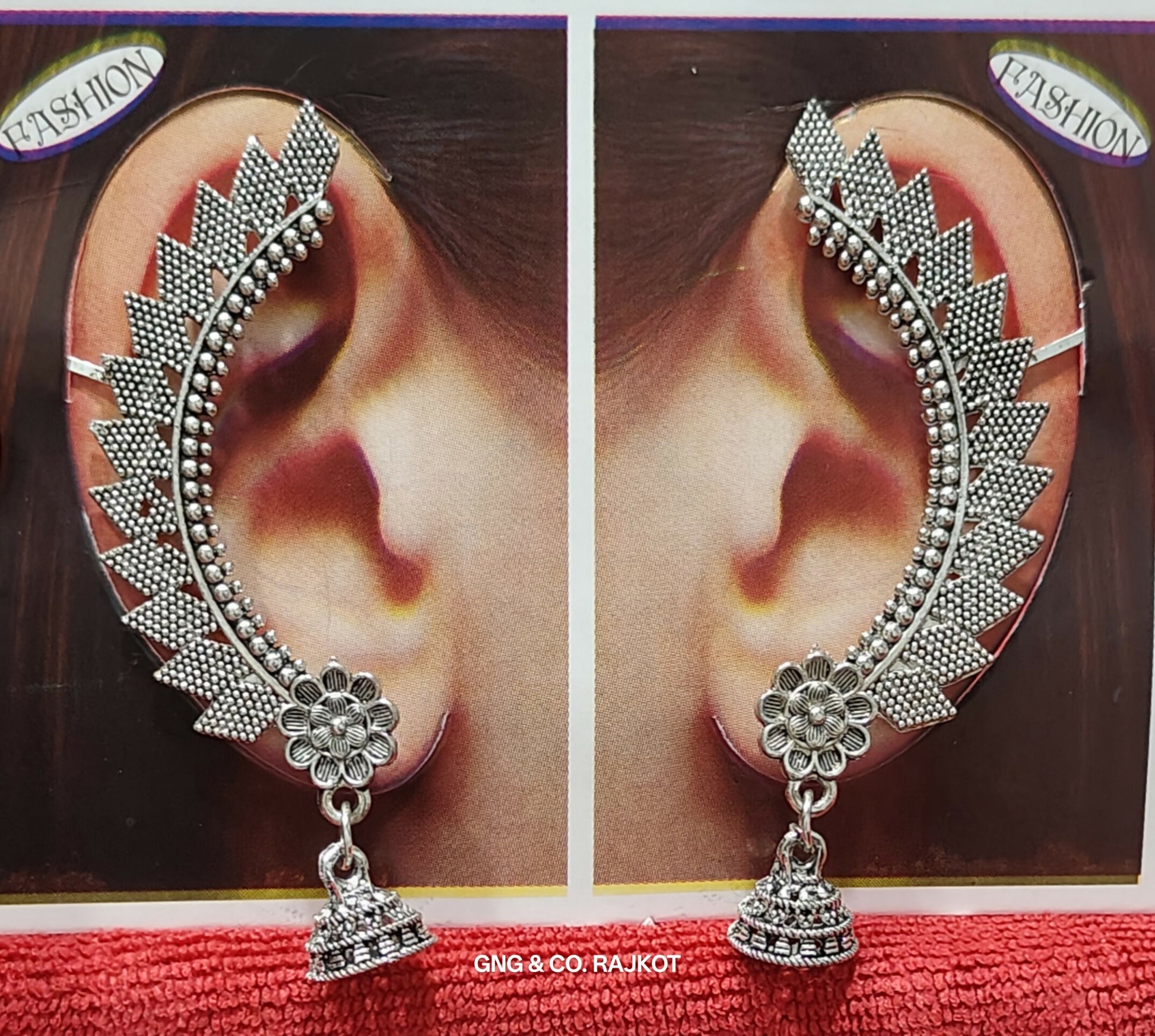 Silver Jhumka Earings