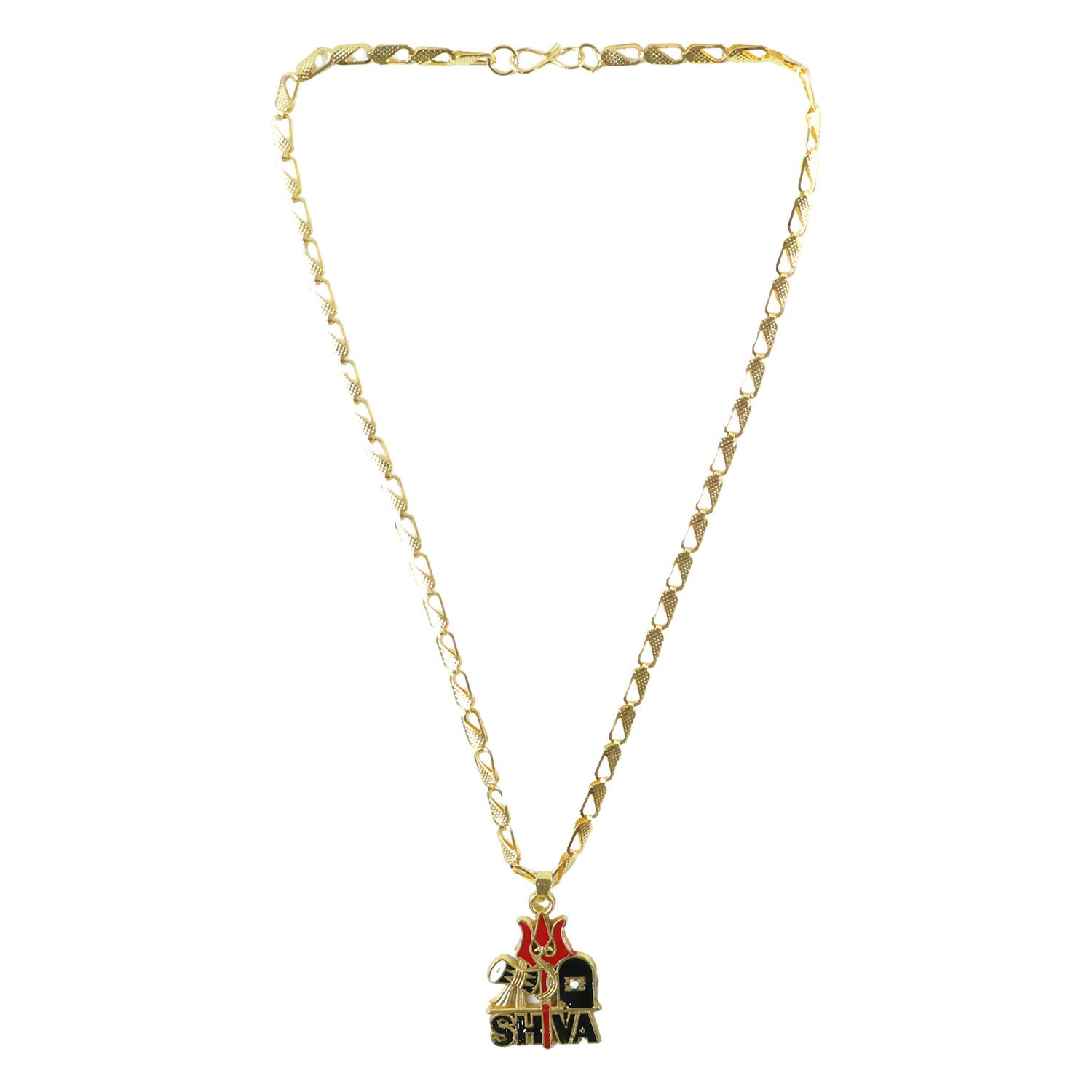 Shiva Trishul Pendant with Designer Chain