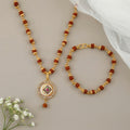 Rudraksha Jewelry Set – Elegant Spiritual Gift for Festive Occasions