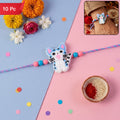 Rakhi Cute Cartoon Kitty Cat for Brother's Festive Gift (10pcs)