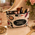 Printed Multipurpose Zipper Pouch – Compact & Stylish Organizer