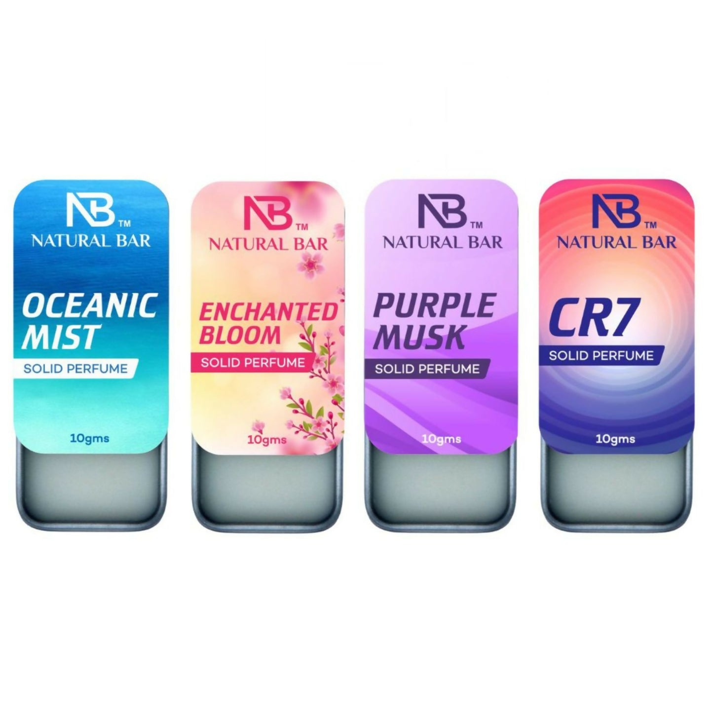 Unisex solid perfume combo offering multiple fragrance options