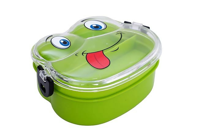 Froggy Shaped Double Layer Lunch Box for Kids