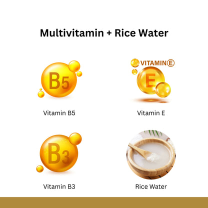 Healthy hair after using Multivitamin & Rice Water Shampoo