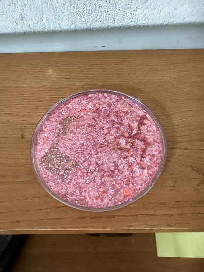 Pink Glitter Resin Tea Coaster for Cups & Mugs ( MUG NOT INCLUDED)
