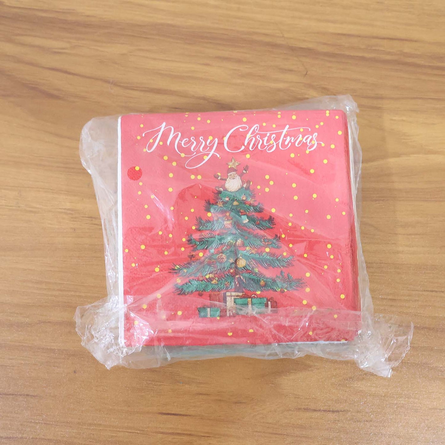 200 Pc Premium Festive Design Paper Napkins 10x10 Inch (26x26 cm)