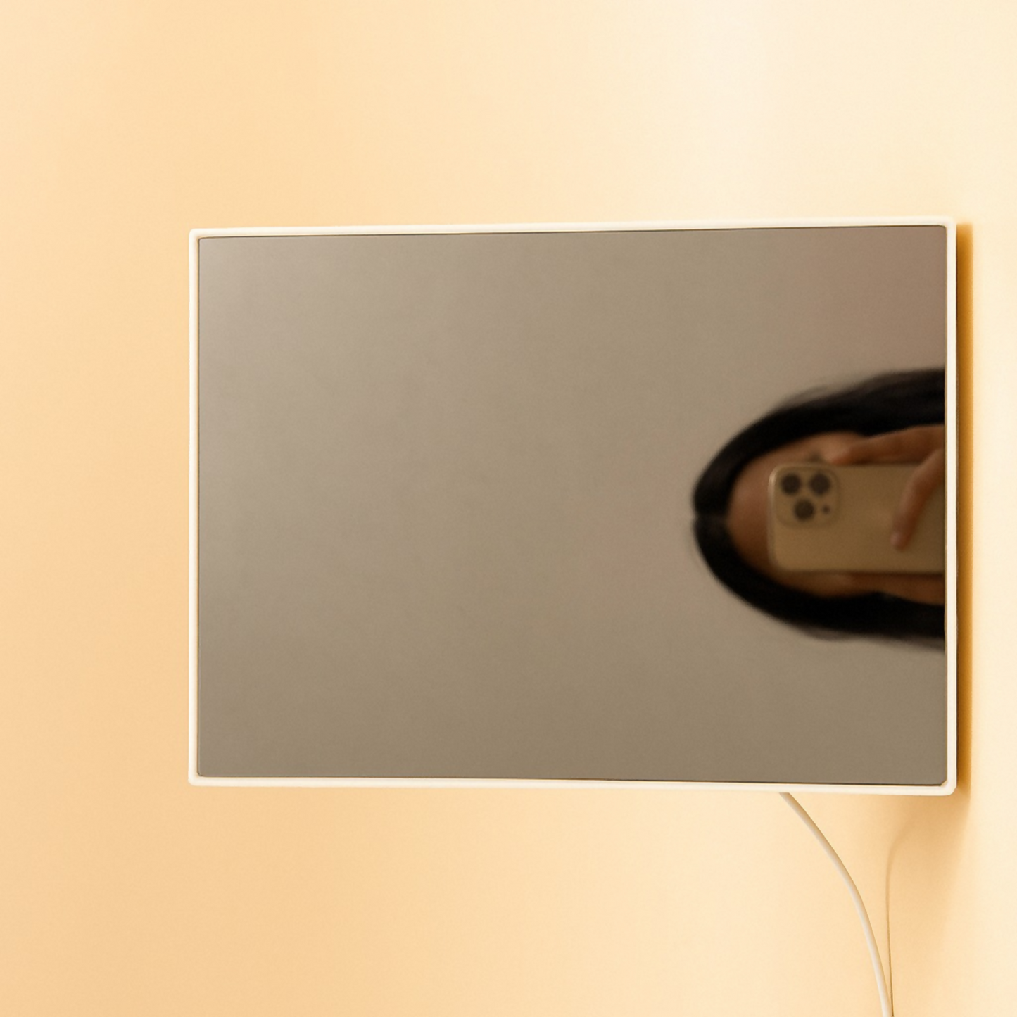 Infinity Mirror LED Double Heart Photo Frame | Warm Light Illuminated Couple Wedding & Anniversary Picture Frame with Crown Design | USB Powered 3D Tunnel Effect Love Lamp for Bedroom, Gift & Home Decor