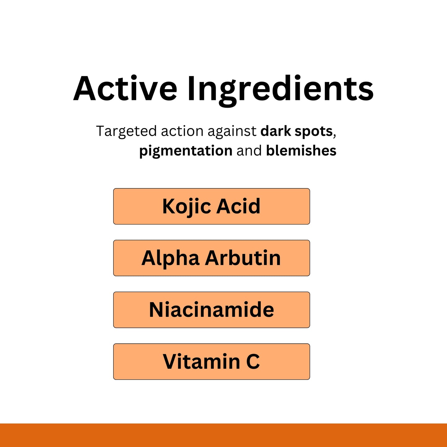 2% Kojic Acid Face Serum with Vitamin C for Dark Spots Glow All Skin Types (15 ml)