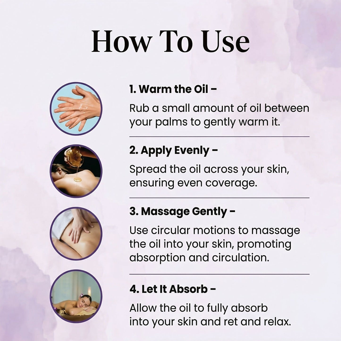 Cupid Revitalizing Massage Oil with Lavender & Loban Relaxing Body Care Oil (100 Ml)