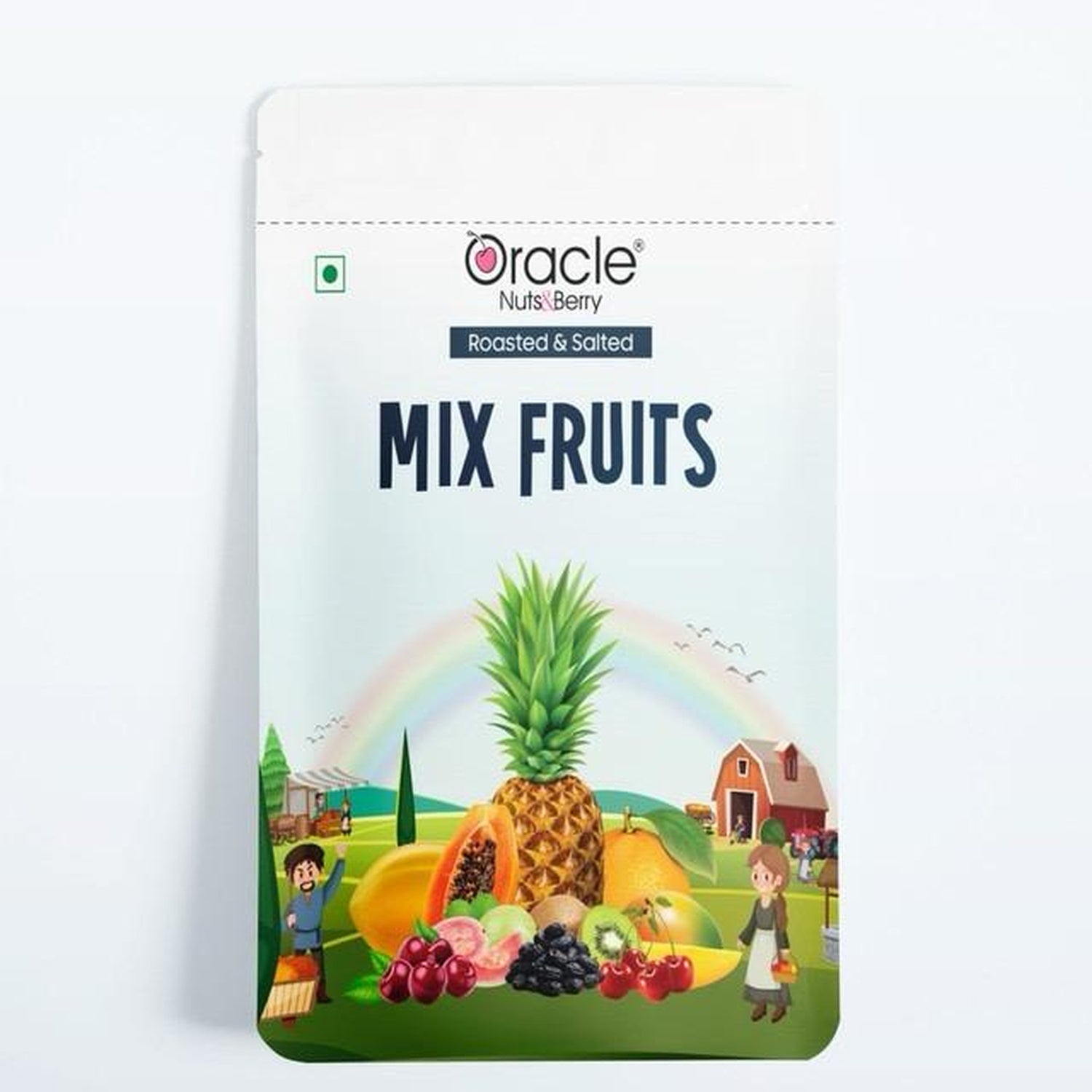 Oracle Mixed Dried Fruits 250g pack, showcasing the healthy and delicious fruit and berry assortment.