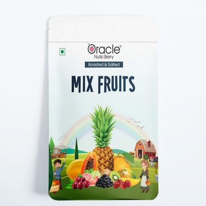 Oracle Mixed Dried Fruits 250g pack, showcasing the healthy and delicious fruit and berry assortment.
