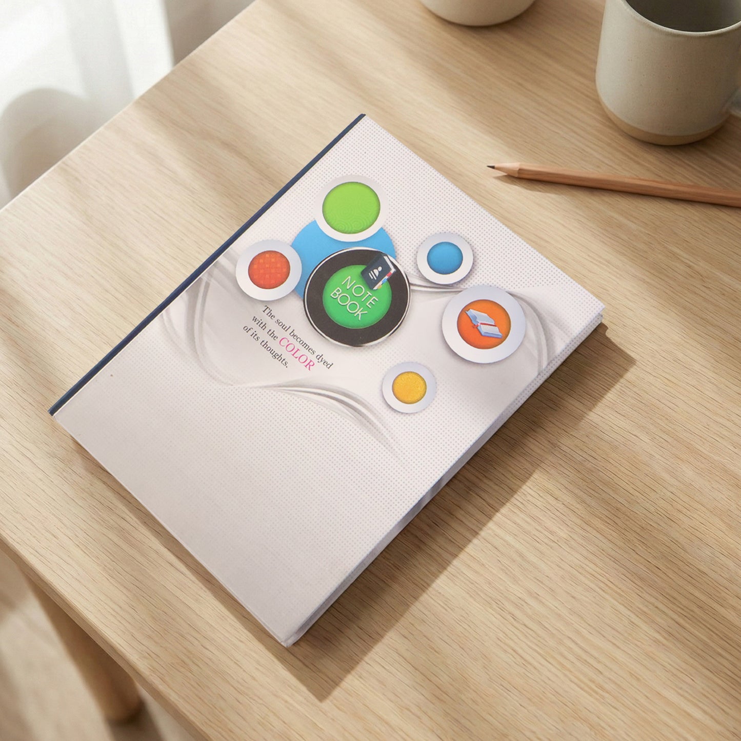 Hardbound Ruled Notebook (1 Pc / 100 Pages / 240x180mm)