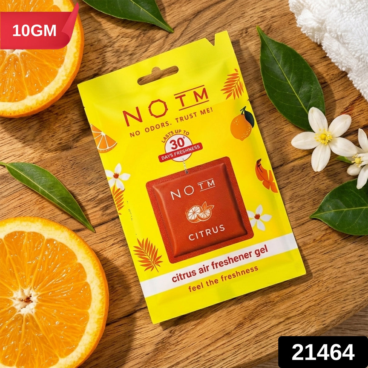 Citrus Hanging Air Freshener Gel – Long-lasting Lemon Fragrance