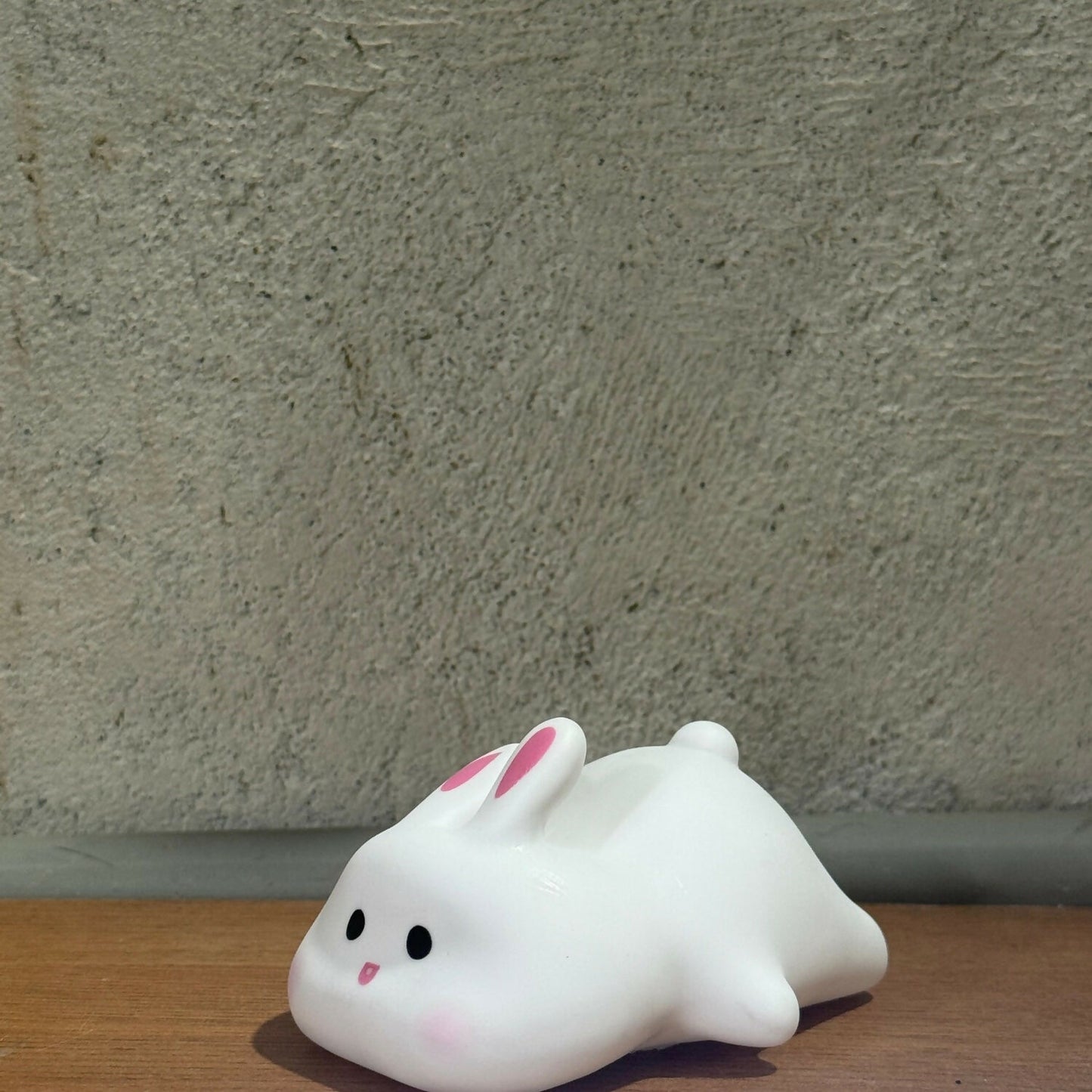 Cute Soft Bunny Night Light for Kids – Warm Glow Silicone Animal Bedside