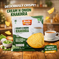 Crispy Onion Khakhra – High Protein & Healthy Snack (200gm)
