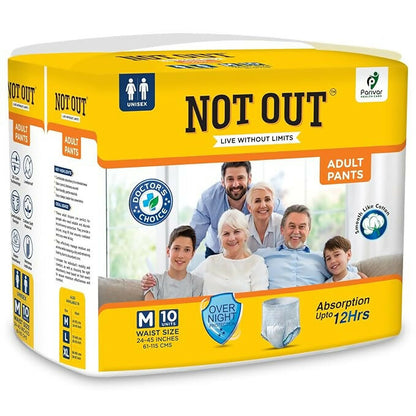 Adult pull-up diaper pants front view