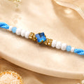 Designer Rakhi – Studded Centre Raksha Bandhan Thread